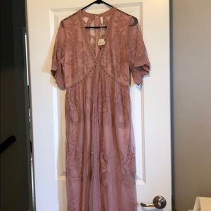 Pink blush Maternity Dress